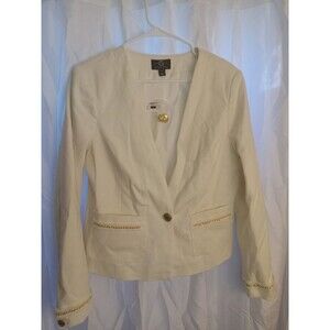 G by Giuliana Black Label Embellished Blazer, Medium